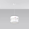 Wielokolorowa lampa wisząca CAT SL.1418 owalna 1xE27 nad wyspę
