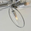 Potrójna lampa sufitowa Amari 96833 szklana chrom przezroczysty