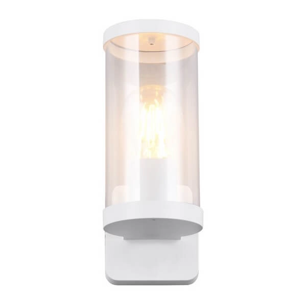 Metalowa lampa ścienna Bonito R21596131 IP44 tuba biały