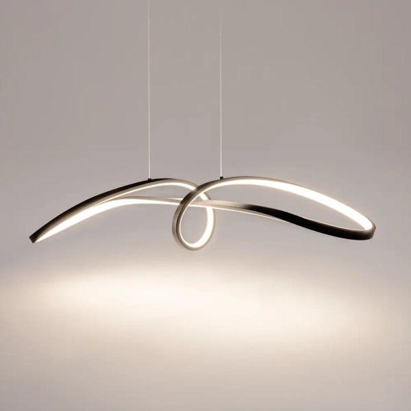 Wisząca lampa nad wyspę Curve MOD156PL-L52B4K LED 42W 4000K czarna