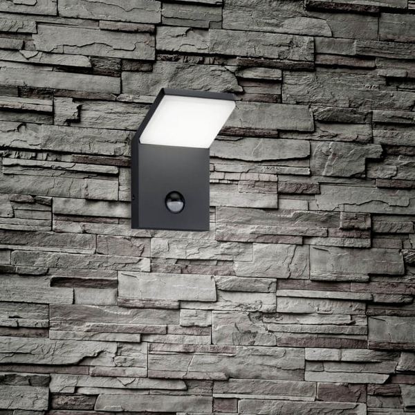 Elewacyjna lampa do ogrodu Pearl 221169142 LED 8W 3000K antracyt