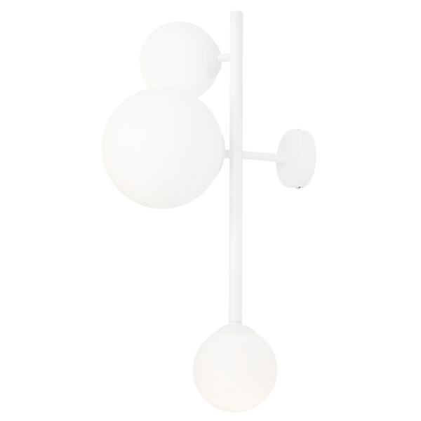 Ścienna lampa nowoczesna DIONE 1092Y Aldex szklane kule balls białe