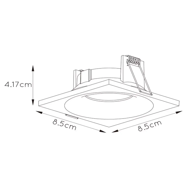 Lampa sufitowa oczko ZIVA 09924/01/31 Lucide IP44 biała
