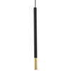 LAMPA wisząca SOPEL DUE 33235 Sigma metalowa OPRAWA modernistyczna ZWIS sopel tuba czarna złota