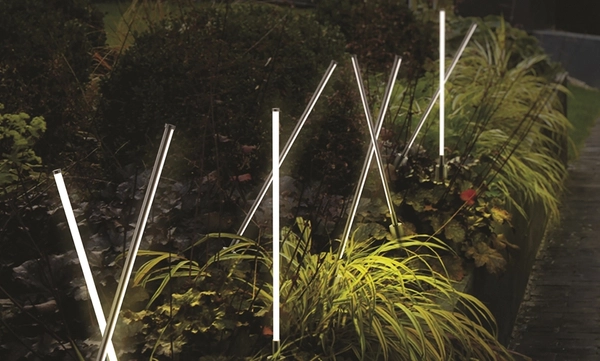 Lampa ledowa ogrodowa Fredo AZ5337 6W 4000K na taras czarna