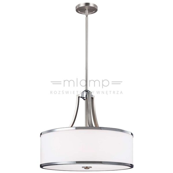 LAMPA wisząca PROSPECT PARK FE-PROSPECT-PARK-4P Elstead FEISS klasyczna OPRAWA zwis nikiel satynowy