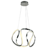 Designerska lampa wisząca Tokyo P01663CH Cosmolight LED 44W 3000K metal biała srebrna