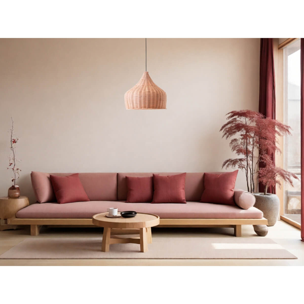 Nowoczesna lampa wisząca Palmas nad stół do jadalni boho