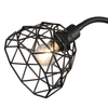 Lampa podłogowa geometryczna Haval R40712032 metal czarna