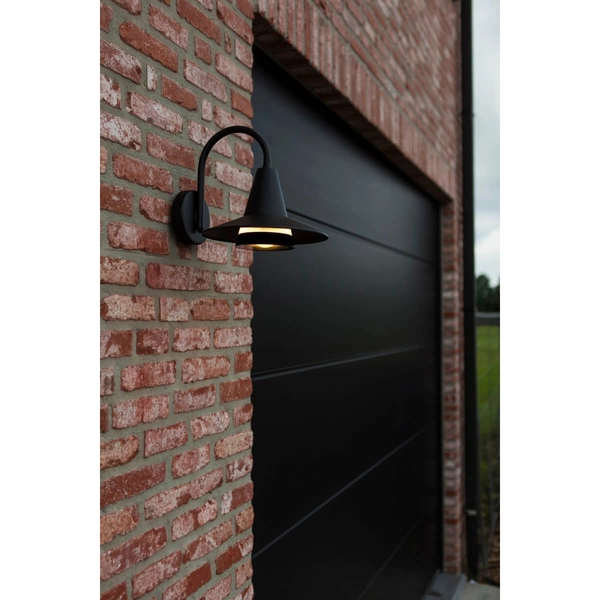 Tarasowa lampa ścienna SWAN 5213901012 kapuelusz metalowy czarny