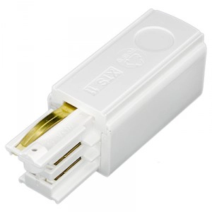 Lewe zasilanie 8106 Shilo do 3-fazowego szynoprzewodu białe