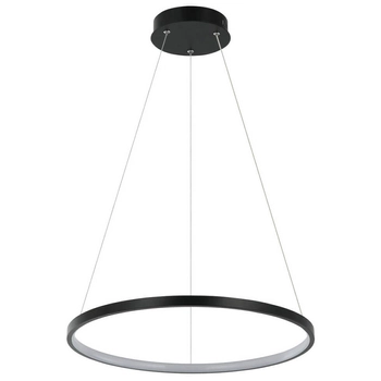 Lampa wisząca Ring LP-909/1P M BK CCT LED 22W 3000-6000K circle czarna