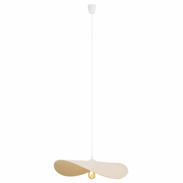 Lampa zwis do jadalni Pan P0585 Maxlight kapelusz parasol beżowa OUTLET