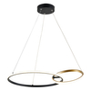 Wisząca lampa ring Rando 20002P-GD LED 36W 3000-6000K czarny złoty