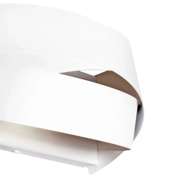 Ścienna lampa Tornado 1111 Zumaline półokrągła do salonu biała