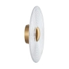 Kinkiet ścienny minimalistyczny HELIOS ST-X007W złoty metalowy szklany LED 3W 3000K