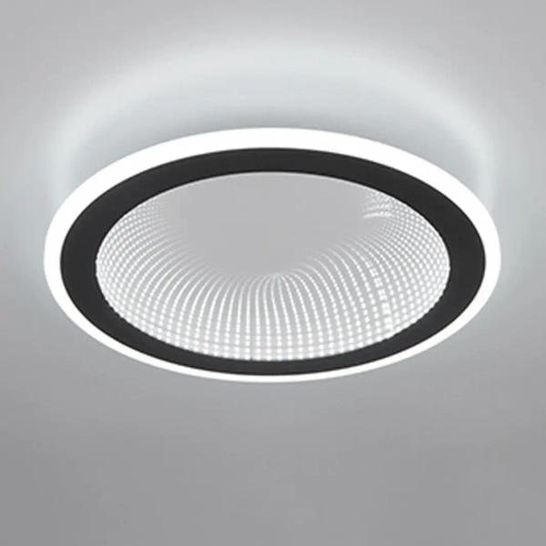 Okrągła lampa sufitowa GLACE R67681132 LED 21,5W 2700-6500K czarny biały