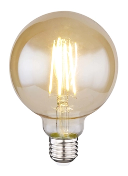 Bursztynowa żarówka 11526A E27 G95 LED 7W 2700K 700lm filament