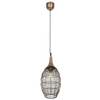 Zawieszana lampa SORAYA 365420104 Trio druciak metalowa czarny złoty