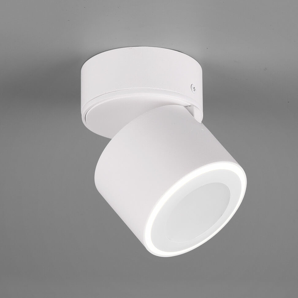 Sufitowy reflektorek TAURUS 652910131 Trio LED 5W 3000K krążek biały outlet