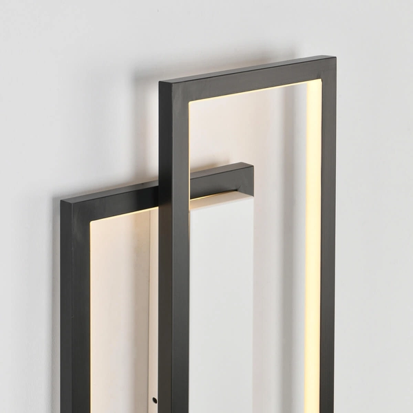 Lampa ścienna SYMMETRY ST-MD-1027L LED 69W 3000K ramki metalowe czarne