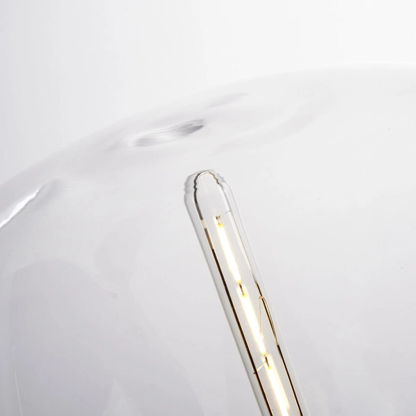 Nocna lampka do sypialni FATA ST-7278-S GOLD bubble przezroczysta złoty