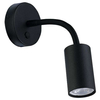 Elastyczna LAMPA ścienna EYE FLEX S 9068 Nowodvorski regulowana OPRAWA 1-punktowa metalowa tuba na peszlu czarna