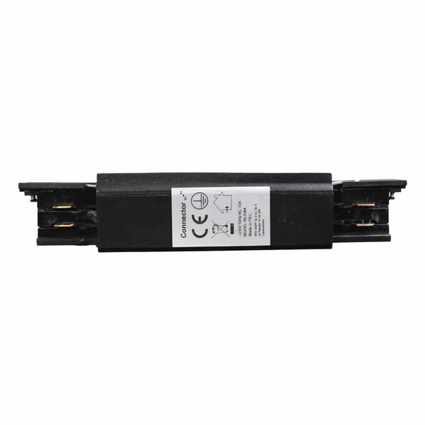Trójobwodowy łącznik prosty 3-fazowy Track Light ML7084 czarny