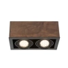 Wpuszczana lampa regulowana Box 7650 rustykalna kostka drewno