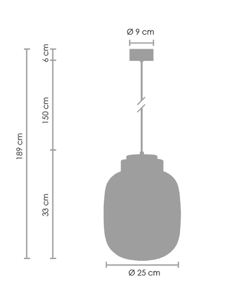 Wisząca lampa Boom 9969P/A Step LED 24W 3000K klosz szklany mosiądz dymiona