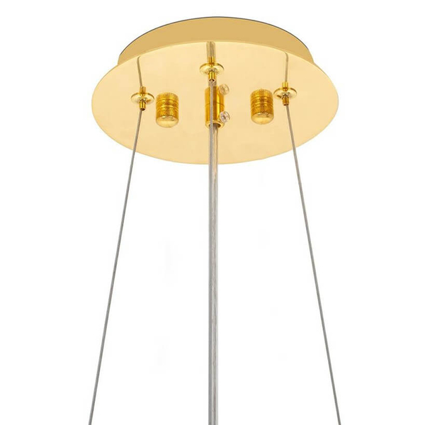 Zwisająca lampa Tubs MSE1501100457 Moosee sople metalowa złota