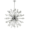 Designerska wisząca lampa Exodus EXO0850 kryształowa chrom