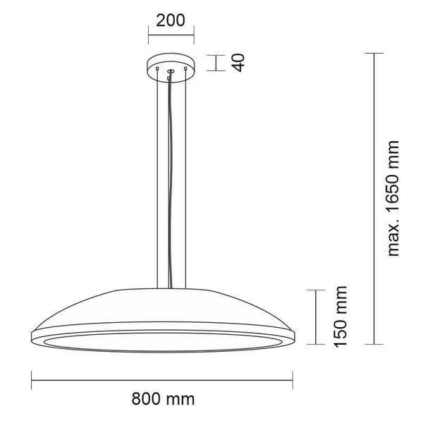 LAMPA wisząca WANTO 5523 Shilo okrągła OPRAWA zwis snelo czarny
