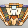 Szklany kinkiet Inglenook QZ-INGLENOOK-WU Quoizel tiffany multikolor