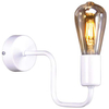 Industrialna LAMPA ścienna Peka K-4043 Kaja metalowa OPRAWA kinkiet pręt sticks biały