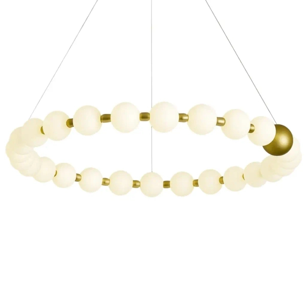 Kulista lampa wisząca Pontti LWPONR LED 56W 3000K kule do salonu złoty