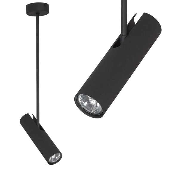 LAMPA sufitowa EYE SUPER A 6502 Nowodvorski metalowa OPRAWA spot tuba czarna