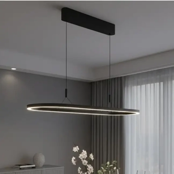 Lampa wisząca ściemnialna nowoczesna do jadalni LAYLA LED 60W 3000K AZ6758 czarna