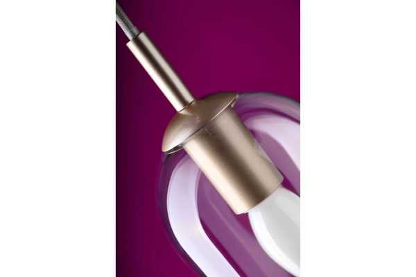 Zwis jadalniany nad stół AZ3337 BLANCA 1 Azzardo glass brązowy