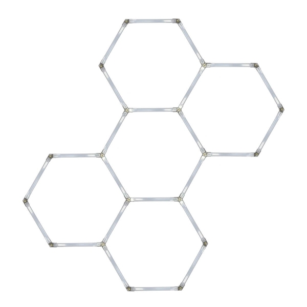 Geometryczna lampa sufitowa Geomteric LP-0109/5C 4K LED 160W 4000K biała