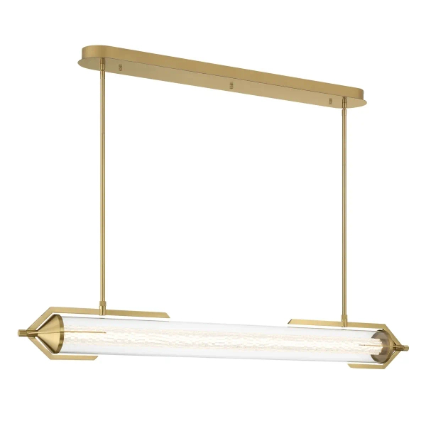 Wisząca lampa szklana tuba Espada QN-ESPADA-LP-BG LED 38W 3000K złoty