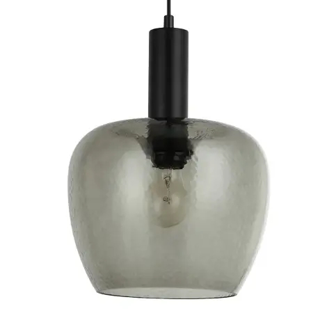 Lampa wisząca nad wyspę Aprica PND-59769-BK-SG loftowa przydymiona