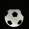 Dziecięca lampa wisząca Football FB Abigali piłka dekoracyjna biała czarna