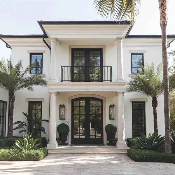 Świecznikowa lampa na ściane Malibu W03555BK Cosmolight metal IP44 czarny