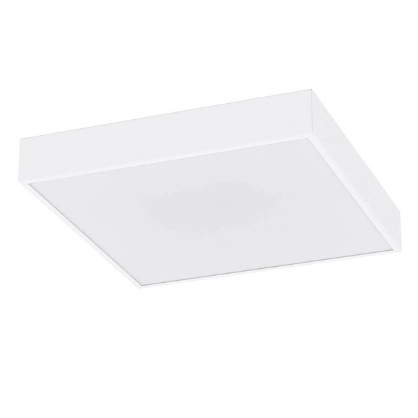 Kwadratowy plafon z czujnikiem ruchu Quad 10472 Nowodvorski do holu biały