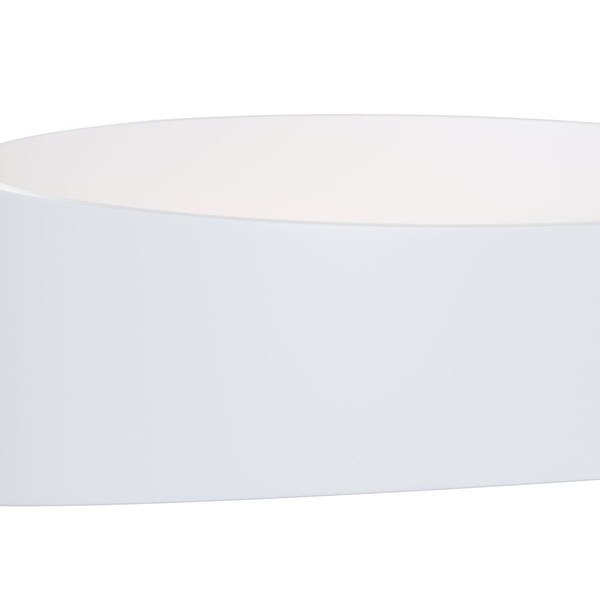 Ścienna lampa elipsa Trame C806WL-L5W LED 6W 3000K Maytoni góra-dół biała