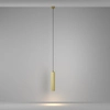 Ścienna lampa Calipso P106PL-01-GU10-BS metalowa tubka mosiądz