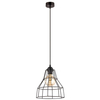 Wisząca lampa druciana VEN W-CORF/A BK loft czarny