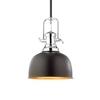 Zwieszana lampa kopuła Laredo MA04431CB-001 Italux nad stół czarny