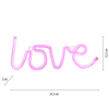 Lampa ścienna NEON-LOVE 85021-87 Just Light LED 6,5W do sypialni różowy